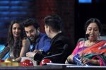 Ranbir Kapoor, Kiron Kher, Karan Johar, Malaika Arora Khan on the sets of India